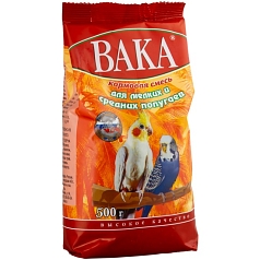 Корм Вака 500г для мел и сред попугаев 
