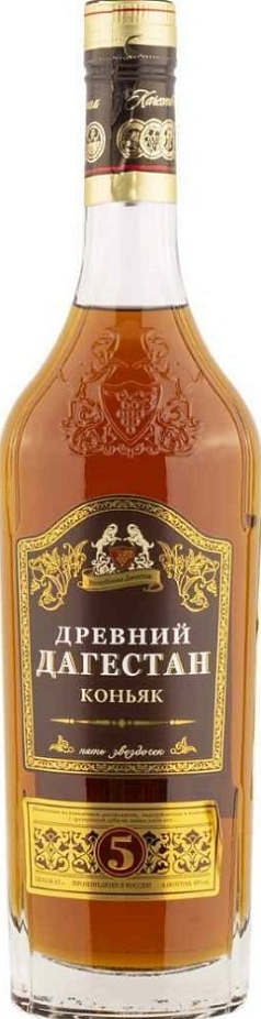 Коньяк Древний Дагестанский 5лет 0,5л 40%