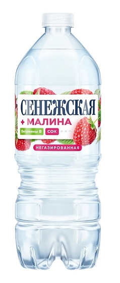 Вода газ Сенежская 1л малина