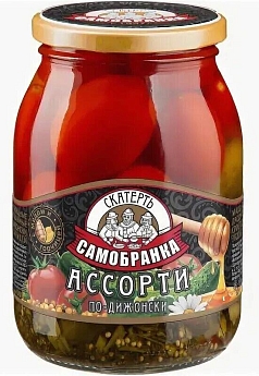 Ассорти овощное Скатерть-Самобранка 490г по-дижонски