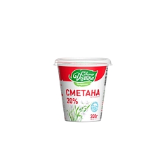 Сметана Северная долина 20% 300г БЗМЖ